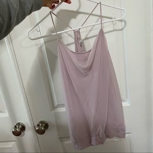 Lilac chiffon tank top 💜